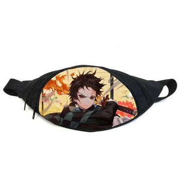 Поясная сумка Бананка Клинок, рассекающий демонов (GBKNY 018) Gear Bag черная