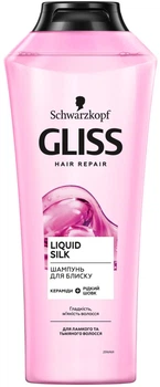 Шампунь Gliss Kur Liquid Silk для ламкого і позбавленого блиску волосся 400 мл (9000100549592)