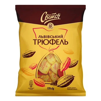 Цукерки Світоч Львівський трюфель 179 г (8445290354693)