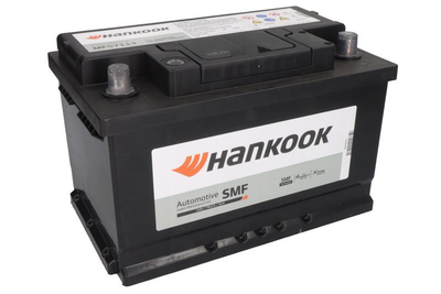Автомобильный аккумулятор HANKOOK 12В 72Ач/640A (P+ стандарт)