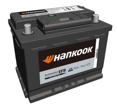 Автомобильный аккумулятор HANKOOK 12В 60Ач/640A (EN) START&STOP EFB (P+ стандарт)