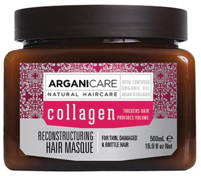 Maska do włosów Arganicare Collagen naprawcza 500 ml (7290114144858)