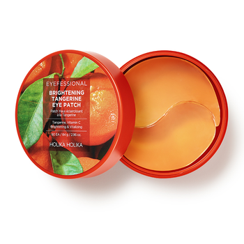 Płatki pod oczy Holika Holika Eyefessional Brightening Tangerine Eye Patch hydrożelowe z ekstraktem mandarynki 60 szt (8806334390815)