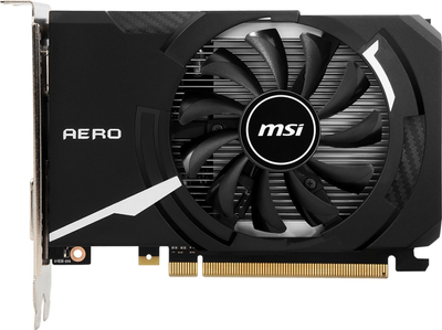 Відеокарта MSI PCI-Ex GeForce GT 1030 Aero ITX OC 2GB DDR4 (64bit) (1189/2100) (DVI, HDMI) (V809-2824R)