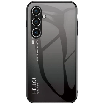 Защитный чехол Deexe Gradient Color для Samsung Galaxy S24 - Black / Grey