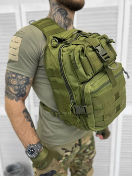 Сумка тактична нагрудна Tactical bag Olive Elite 20 л