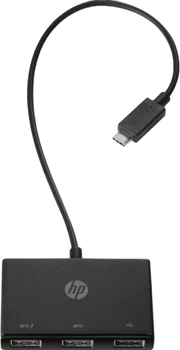 Adapter HP USB Type-C do USB Type-A Black (Z6A00AA)