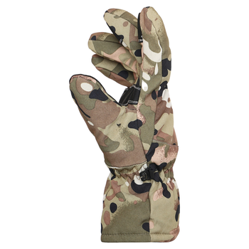 Перчатки теплые мужские Zelart Tactical Action 8570 размер L Camouflage Multicam