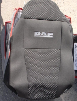 Автомобильные чехлы авточехлы на сиденья DAF ATI 1+1 87-97 Favorite черные Даф АТИ UV0077