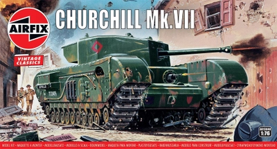 Model do składania Airfix Churchill Mk VII Tank skala 1:76 (5055286652639)