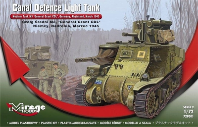 Збірна модель Mirage Canal Defence Light Tank M3 масштаб 1:72 (5901461729019)