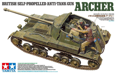 Model do składania Tamiya British Self Propelled Anti Tank Gun Archer skala 1:35 (4950344353569)