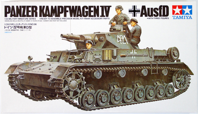 Збірна модель Tamiya Panzer Kampfwagen IV Ausf D масштаб 1:35 (4950344995509)