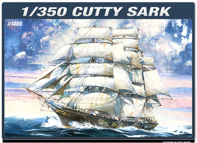 Збірна модель Academy Cutty Sark масштаб 1:350 (0603550014062)