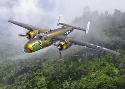 Збірна модель Academy USAAF B-25D Pacific Theatre масштаб 1:48 (8809258920274)