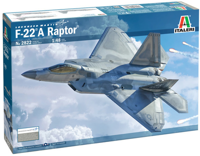 Збірна модель Italeri F-22A Raptor масштаб 1:48 (8001283028226)