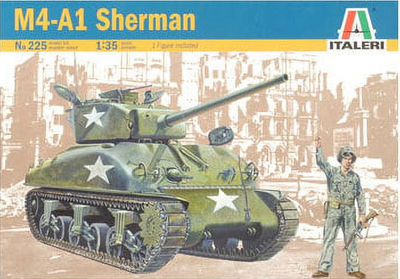 Збірна модель Italeri M4-A1 Sherman масштаб 1:35 (8001283802253)