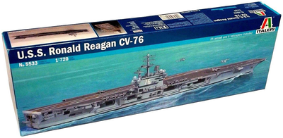 Model do składania Italeri USS Ronald Reagan skala 1:720 (8001283055338)