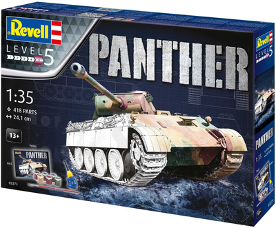 Model do składania Revell Geschenkset Panther Ausf D skala 1:35 (4009803032733)