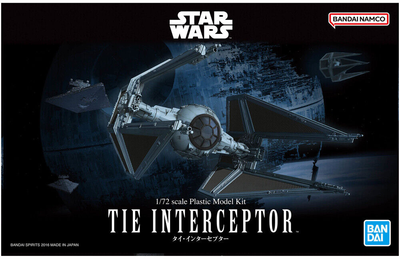 Збірна модель Revell Bandai Star Wars TIE Interceptor масштаб 1:72 (4009803012124)