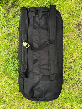 Рюкзак-сумка-баул речмішок армійський 90л чорний