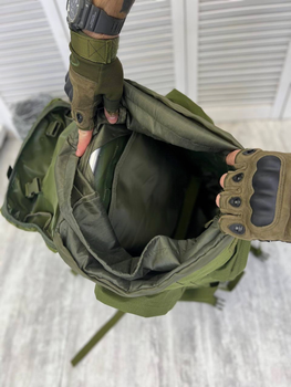 Тактичний рамний рюкзак Tactical Backpack Olive 100 л