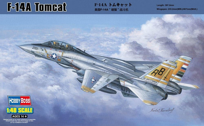 Збірна модель Hobby Boss F-14A Tomcat масштаб 1:48 (6939319203663)