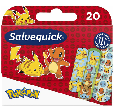 Plastry Salvequick Pokemon dla dzieci 20 szt (7310610030643)