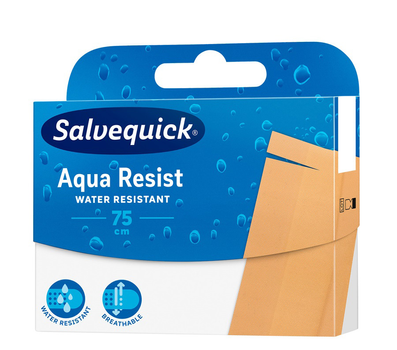 Plaster Salvequick Aqua Resist opatrunkowy do cięcia wodoodporny 75 cm (7310615062243)
