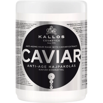 Maska do włosów Kallos Caviar Anti-Aging Hair Mask 1000 ml (5998889512224)