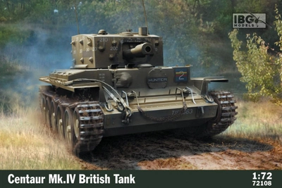 Збірна модель IBG Centaur Mk IV British Tank масштаб 1:72 (5907747901933)