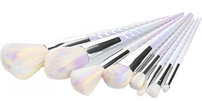 Набір пензлів для макіяжу MIMO Makeup Brush Set Unicorn Pastel 8 шт (5903018919614)