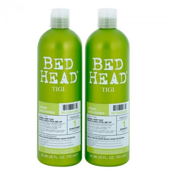Шампунь Tigi Bed Head Urban Antidotes Re-Energize Shampoo & Conditioner 750 мл + 750 мл (615908950991)