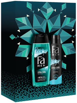 Zestaw dla mężczyzn Fa xtra cool dezodorant w sprayu 150 ml + żel pod prysznic 250 ml (9000101635836)