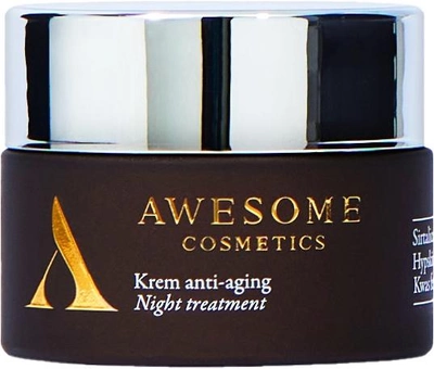 Krem anti-aging Awesome Cosmetics Night treatment na noc 50 ml (5905178796319)