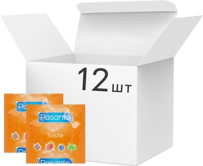 Презервативи Pasante Taste Різнокольорові 12 шт (ROZ6400230122)