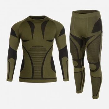 Комплект Термоактивного Белья Sturm Mil-Tec 4-Way Stretch Perfomance Olive S 11225001