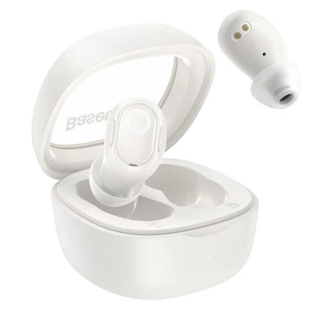 Бездротові навушники Baseus Bowie WM02 True Wireless Earphones BT5.3 40/300mAh 5h (NGTW180102) White