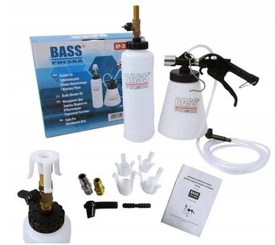 Набор для прокачки и замены тормозной жидкости Bass Polska 3611 1/4'' 750 мл 90-120 PSI белый