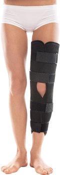 Бандаж для колінного суглоба універсальний Торос-Груп Тутор Тип-512 А 40 см розмір 1 Black 1 шт (4820114087249)