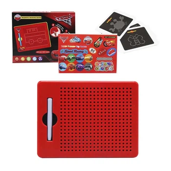 Магнітний планшет для малювання "Тачки" A-Toys (металеві кульки 714 шт.)