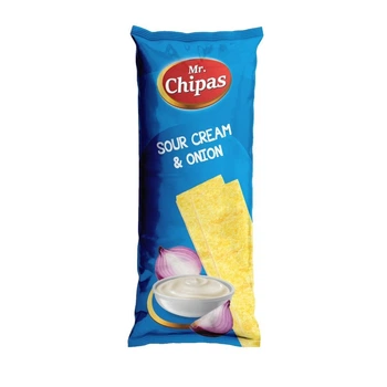 Чипсы Mr. Chipas Sour Cream and Onion, сметана и лук, 75г