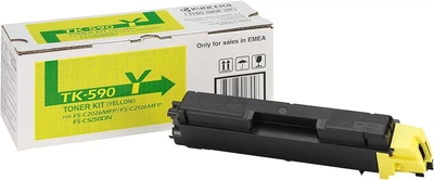 Тонер картридж Kyocera TK-590 Yellow (1T02KVANL0)
