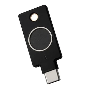 Ключ безопасности YubiKey C Bio, FIDO Edition,USB-C, Yubico Черный (YubiCbio-nai)
