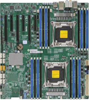 Материнская плата Supermicro X10DAI (s2011-3, Intel С612, PCI-Ex16)