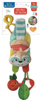 Zabawka do wózka Clementoni Soft Rattle Raccoon (8005125178278)