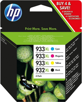 Набір картриджів HP 932 XL/933 XL Cyan/Magenta/Yellow/Black (887111884923)