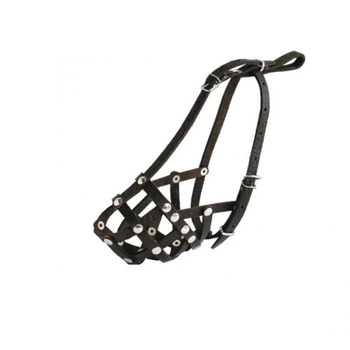 Намордник-сетка "КЛАССИК" кожаный (спаниель), 850