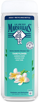 Żel pod prysznic Le Petit Marseillais Extra Gentle Shower Cream kwiat tiare 400 ml (3574661714912)