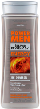 Żel pod prysznic 3 w 1 Joanna Power Men energy 300 ml (5901018016555)